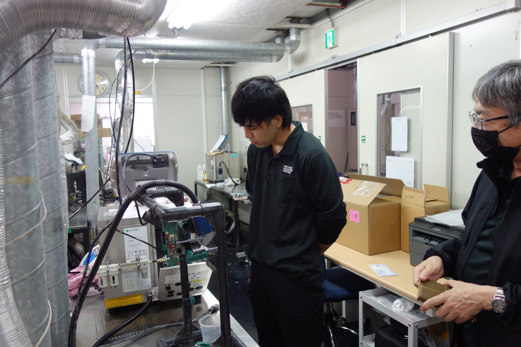 会社到着・社内業務